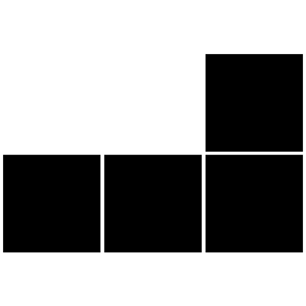 Adesivi Murali: Tetris - Parti L e J