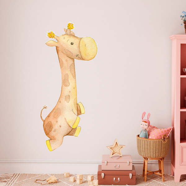 Adesivi per Bambini: Giraffa bambini 4