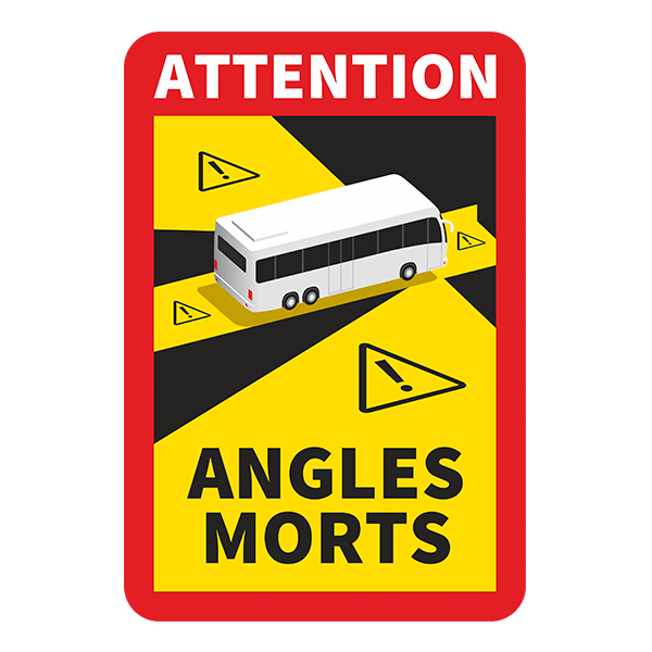 Adesivi per Auto e Moto: Angoli Morti Autobus