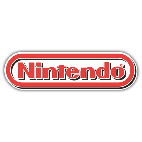 Adesivi per Auto e Moto: Nintendo Logo 3D