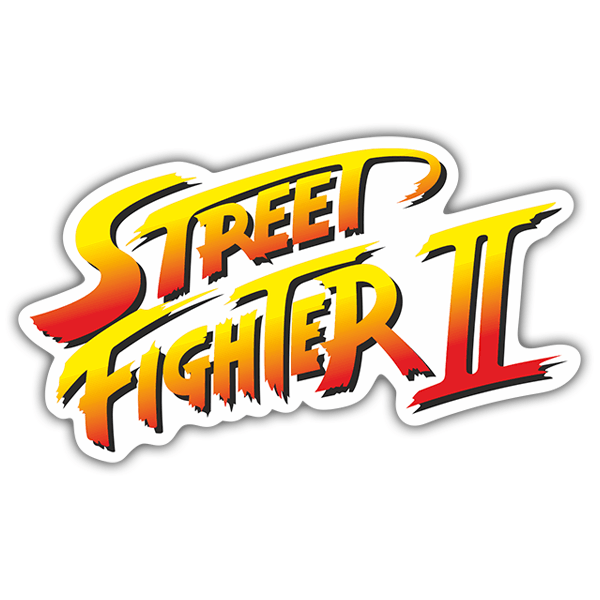 Adesivi per Auto e Moto: Street Fighter II Logo