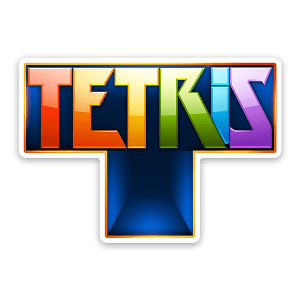 Adesivi per Auto e Moto: Tetris Emblema