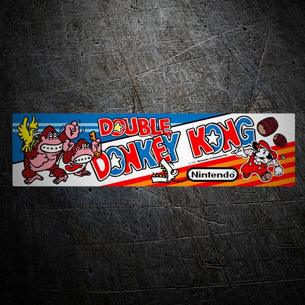 Adesivi per Auto e Moto: Double Donkey Kong