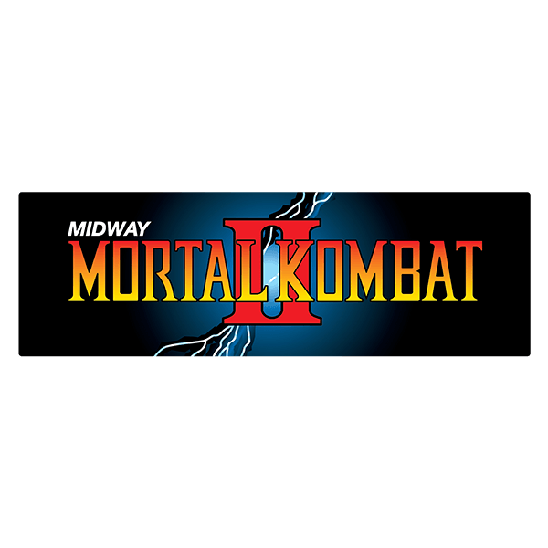 Adesivi per Auto e Moto: Mortal Kombat II Midway