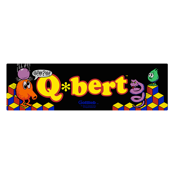 Adesivi per Auto e Moto: Q-bert