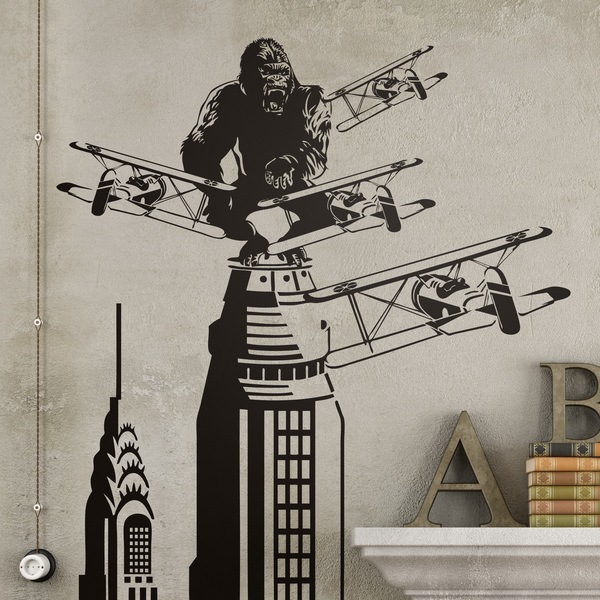 Adesivi Murali: King Kong a New York
