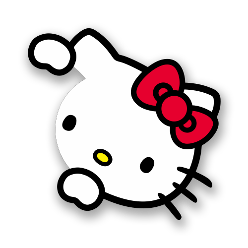 Adesivi per Auto e Moto: Hello Kitty 2