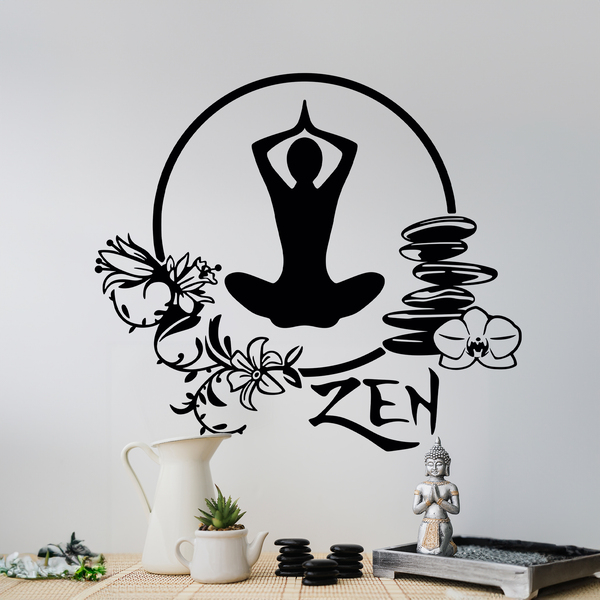 Adesivi Murali: Esercizio di yoga di meditazione