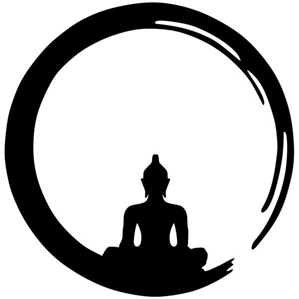 Adesivi Murali: Buddha in Enso
