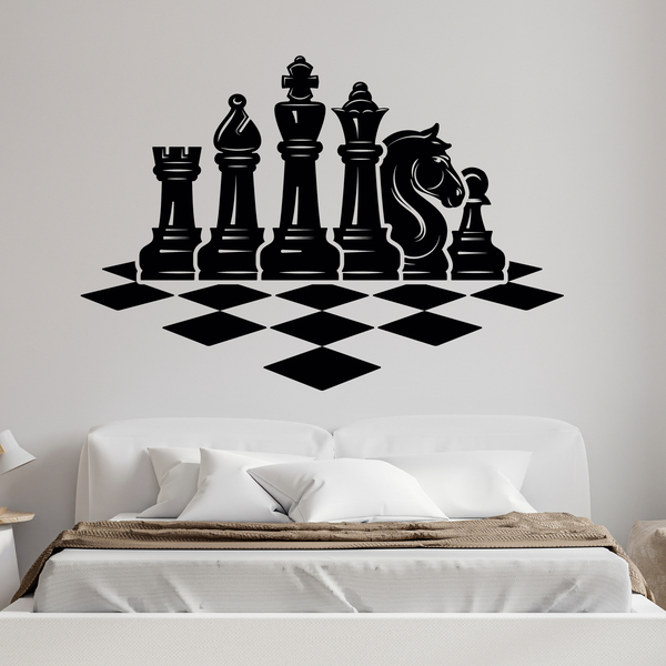Adesivi Murali: Scheda di scacchi