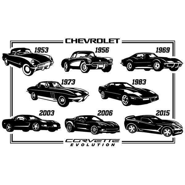 Adesivi Murali: Evoluzione Chevrolet Corvette