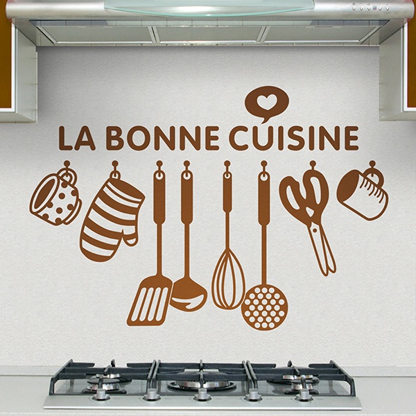Adesivi Murali: La cucina felice - Francese