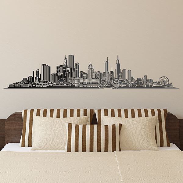Adesivi Murali: Chicago skyline