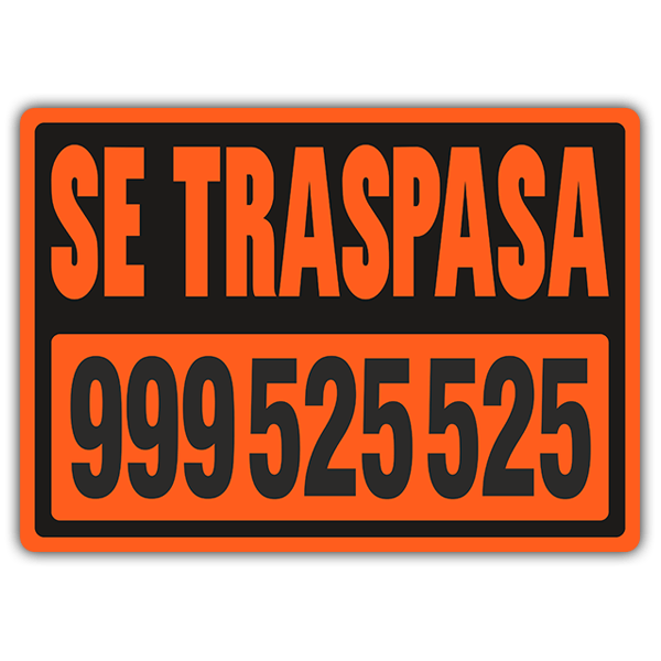 Adesivi Murali: Traspasa Arancione