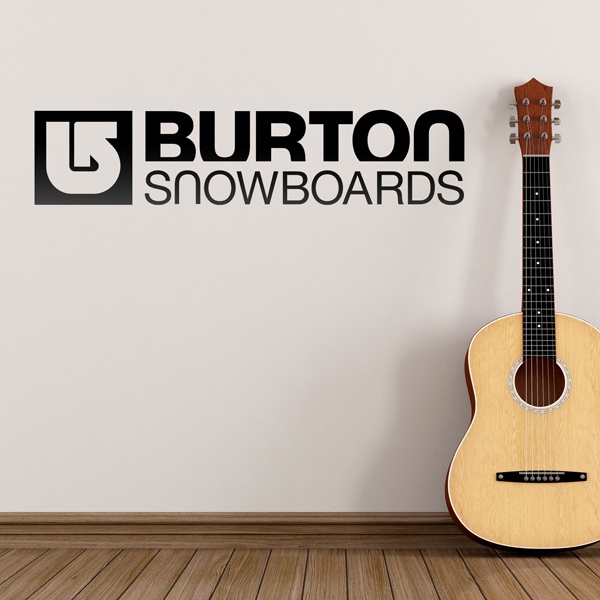 Adesivi Murali: Burton Snowboards Bigger