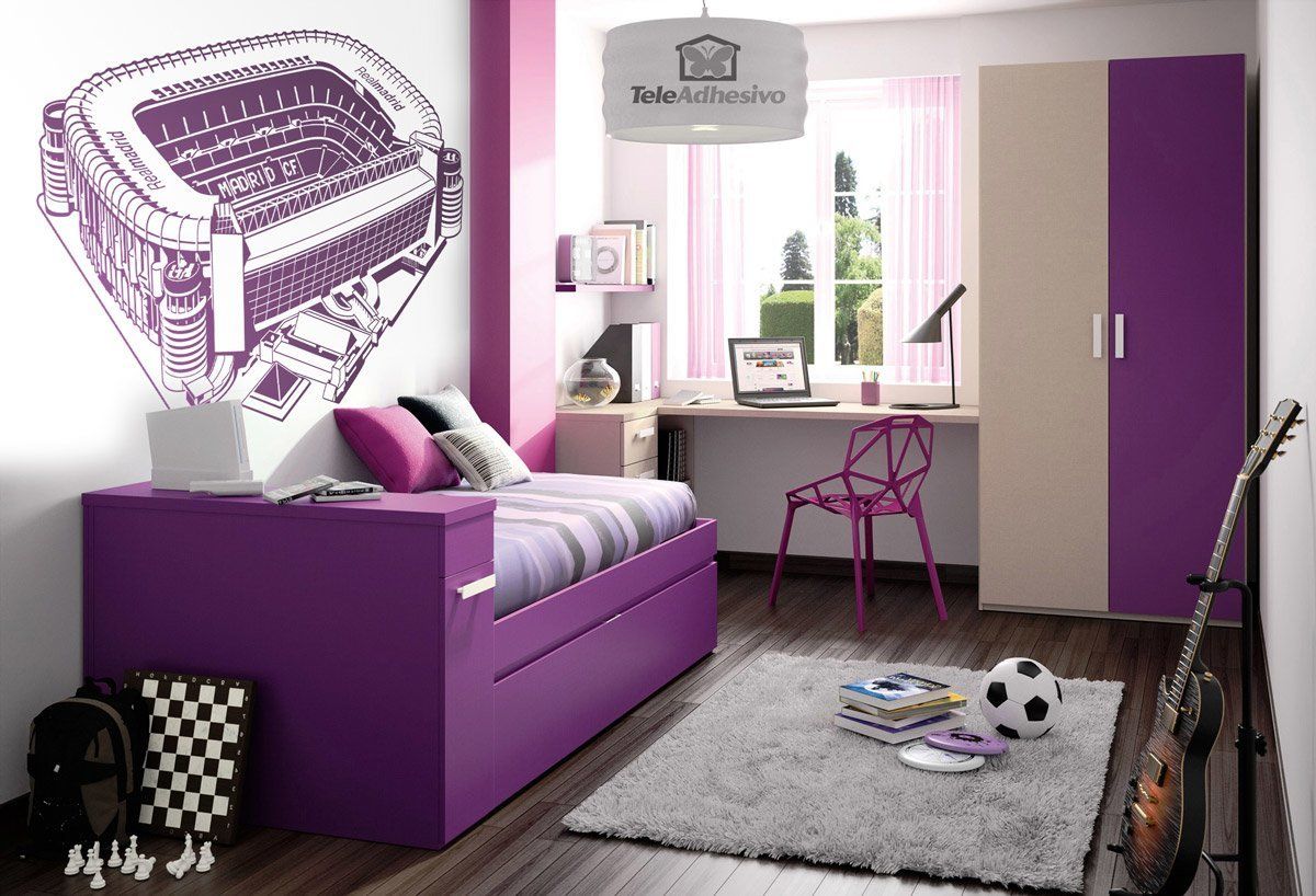 Adesivo murale stadio santiago bernabéu. Adesivi murali cameretta
