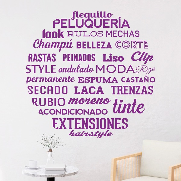 Adesivi Murali: Tipografico su Barber