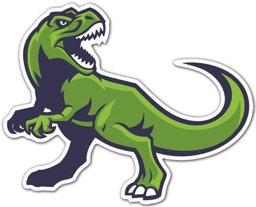 Adesivi per Auto e Moto: Dinosauro Rex