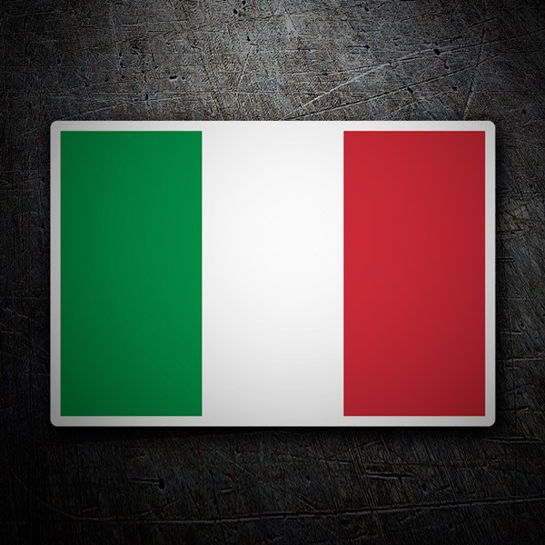 Adesivi per Auto e Moto: Bandiera d'Italia