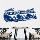 Adesivi Murali: 3 Volkswagen Surf Vans 4