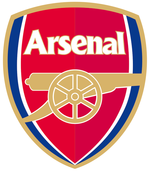 Adesivi Murali: Emblema FC Arsenal colore