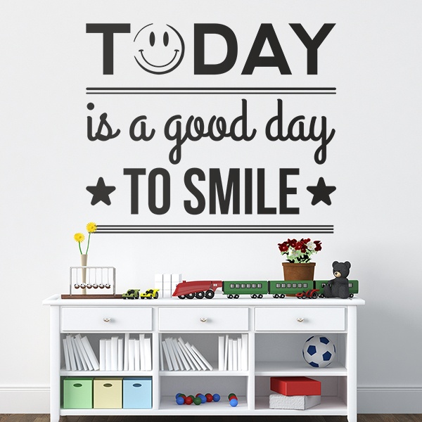 Adesivi Murali: Today is a good day to smile