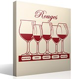 Adesivi Murali: Tipi di vino rosso 3