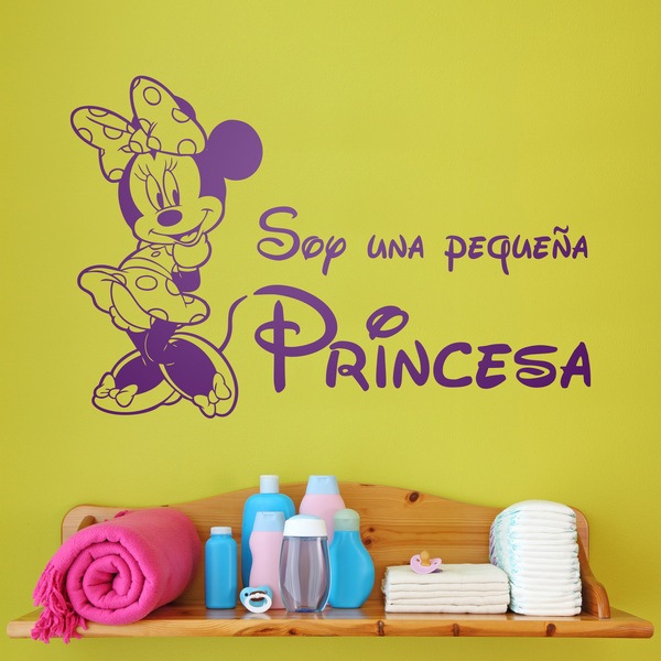 Adesivi per Bambini: Minnie Mouse, Sono una piccola principessa