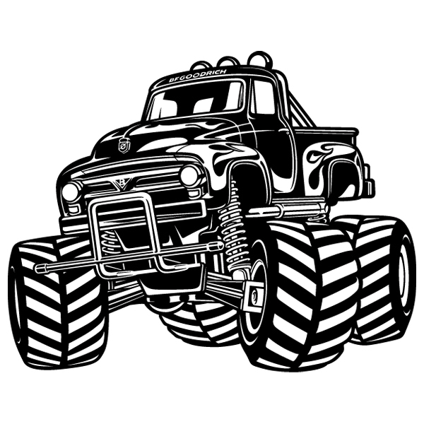 Adesivi Murali: Monster Truck BigFoot