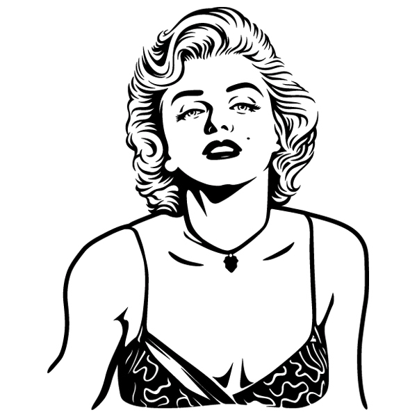 Adesivi Murali: Marilyn Monroe