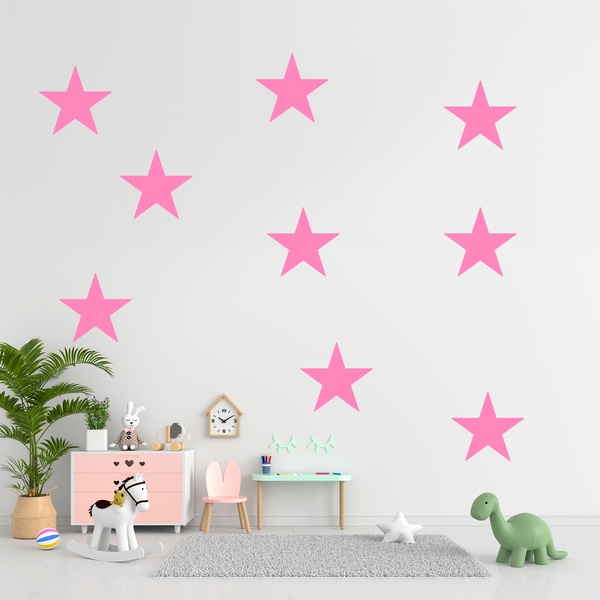Adesivi Murali: Kit 9 adesivi Stelle