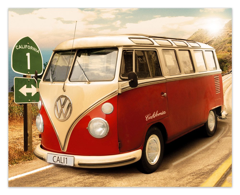 Adesivi Murali: Furgone Volkswagen California
