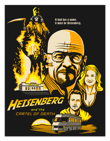 Adesivi Murali: Poster adesivo Breaking Bad