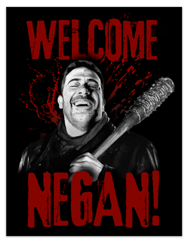 Adesivi Murali: Poster adesivo Welcome Negan TWD