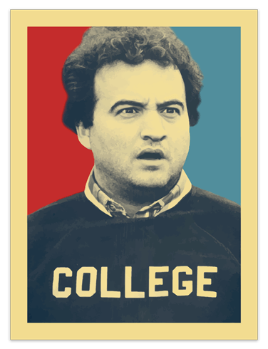 Adesivi Murali: John Belushi College