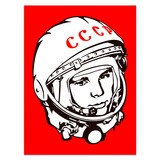 Adesivi Murali: Poster Astronauta Yuri Gagarin 4