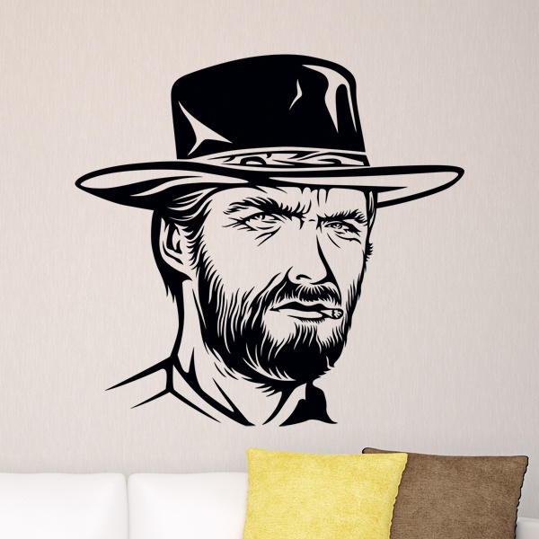 Adesivi Murali: Clint Eastwood
