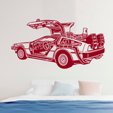 Adesivi Murali: DeLorean 4