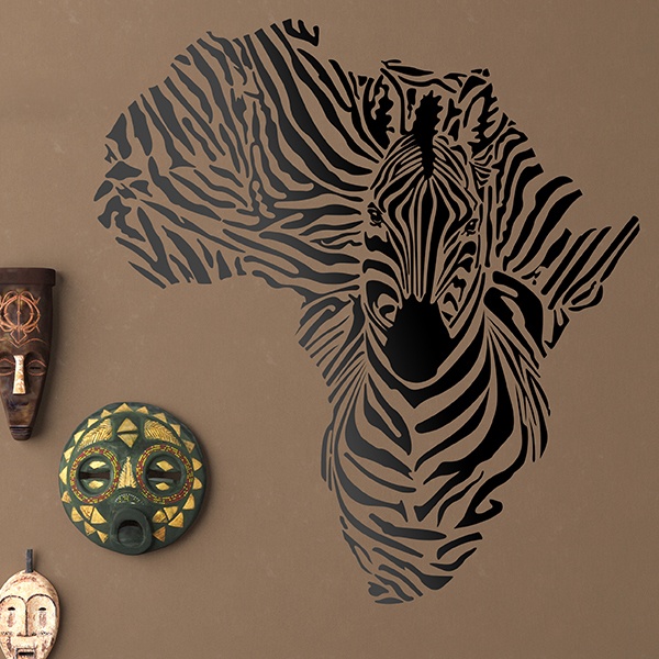 Adesivi Murali: Zebra in Africa