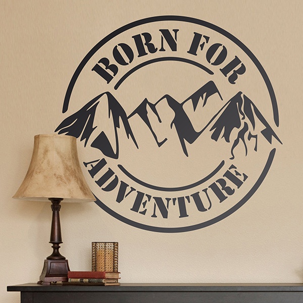 Adesivi Murali: Born for Adventure