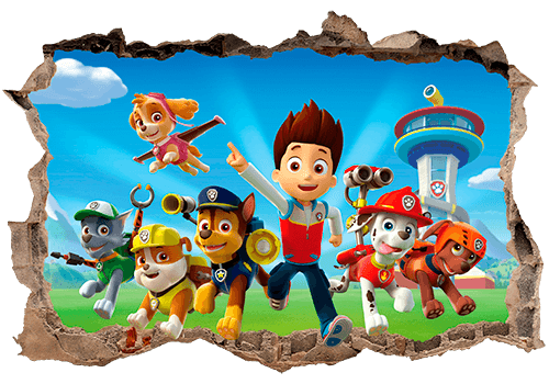 Adesivi per Bambini: Buco Paw Patrol