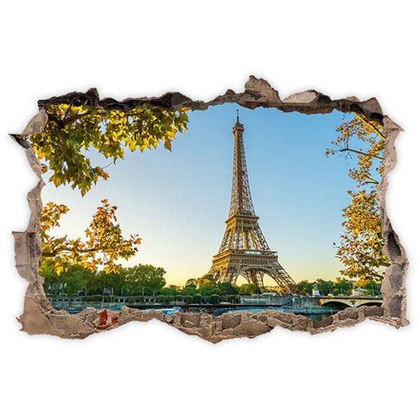 Adesivi Murali: Buco Torre Eiffel