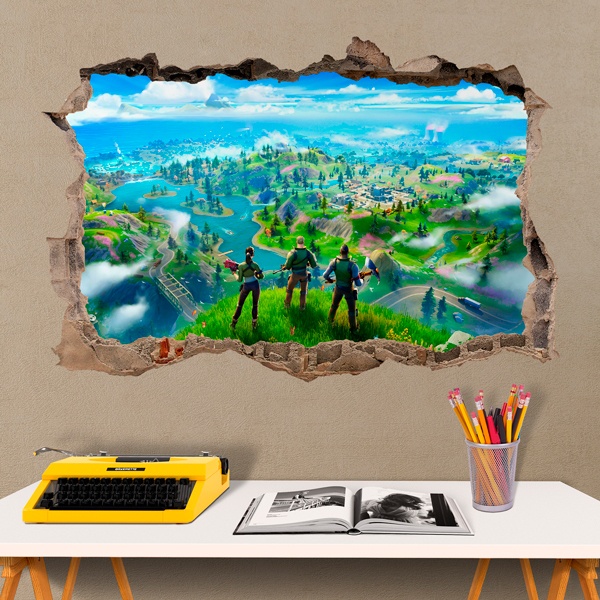 Adesivi Murali: Fortnite preparata