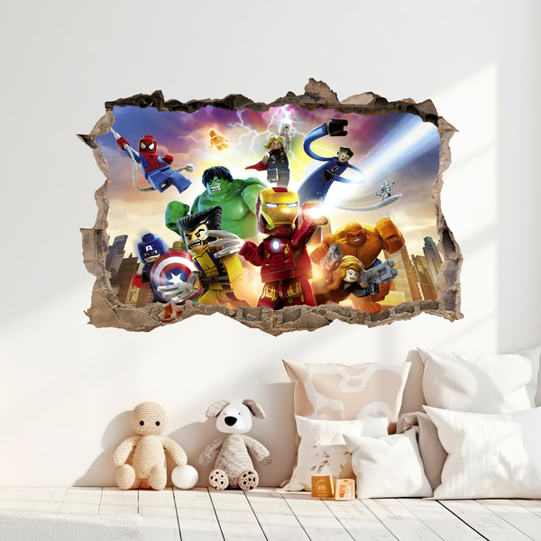 Adesivi per Bambini: Lego, i Vendicatori