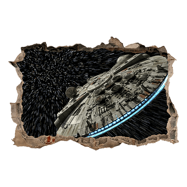 Adesivi Murali: Millennium Falcon per lo Spazio