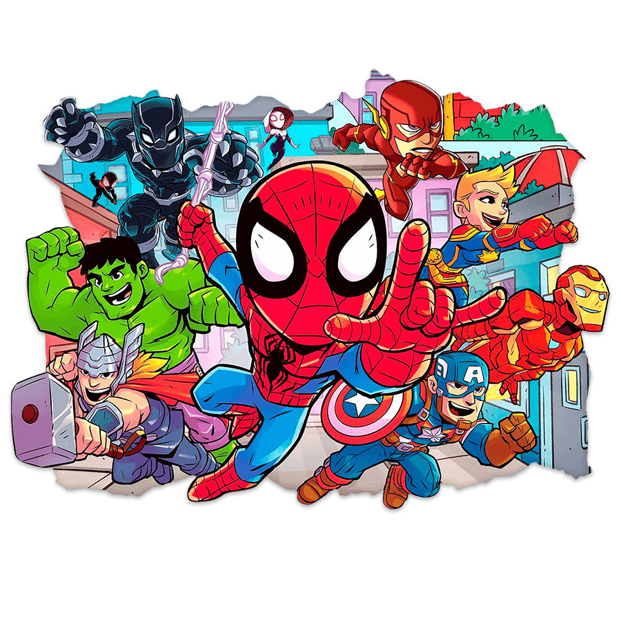 Adesivi per Bambini: Buco nel muro Spider-Man