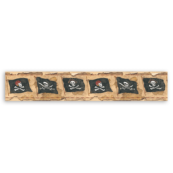 Adesivi per Bambini: Confine Pirati