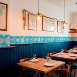 Adesivi Murali: Carta da parate bordo conchiglie 24