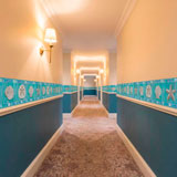 Adesivi Murali: Carta da parate bordo conchiglie 26