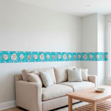 Adesivi Murali: Carta da parate bordo conchiglie 29